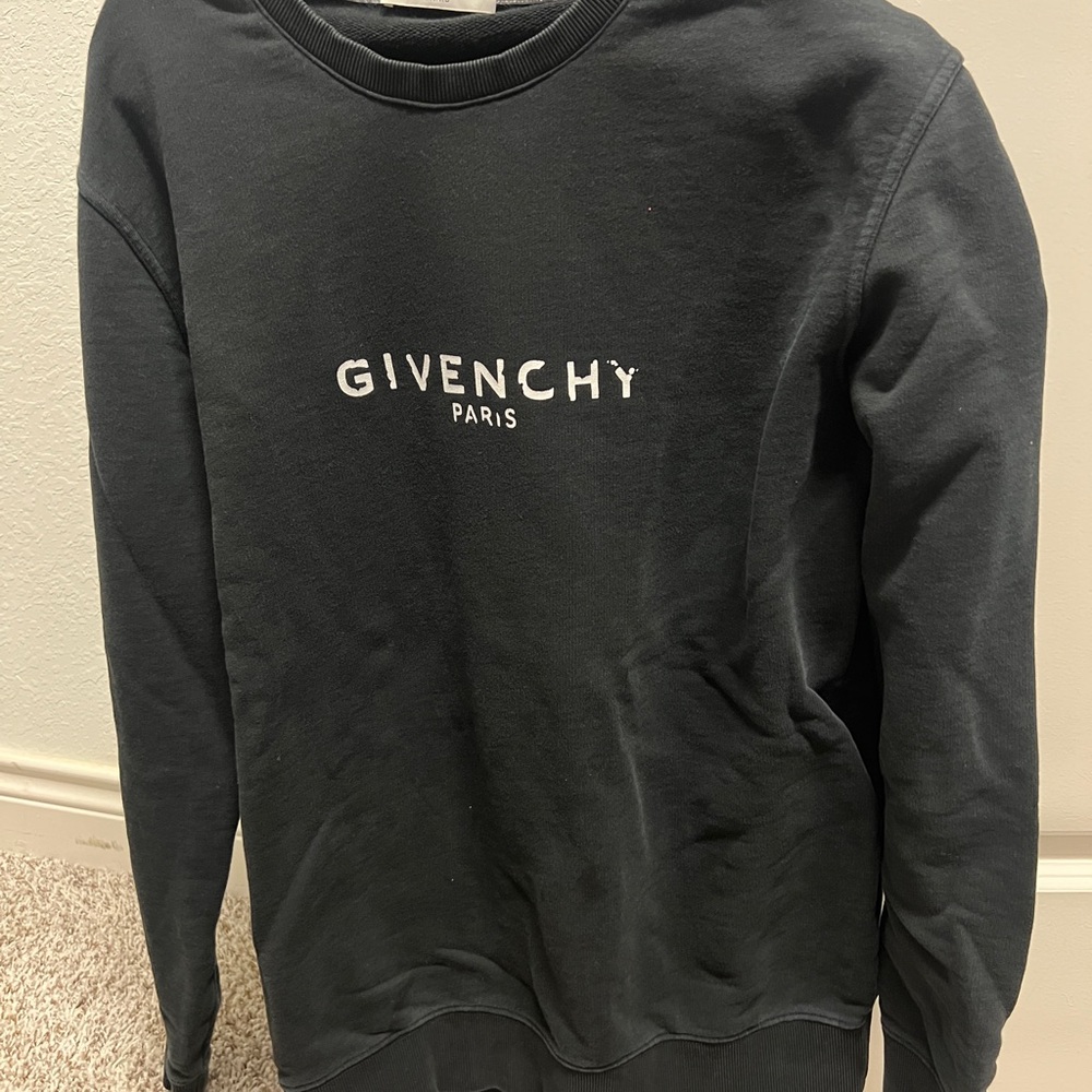 Givenchy Black Crewneck Sweater